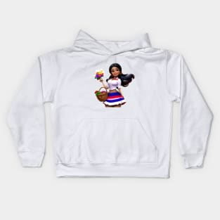 Colombiana cartoon Kids Hoodie